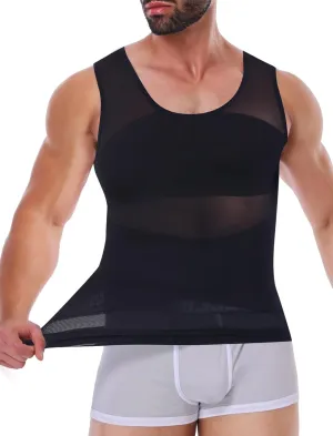 Men Body Shaper Slimming Vest Tummy Control Undershirt Gynomastica Compression Shirt Waist Trainer Tank Top