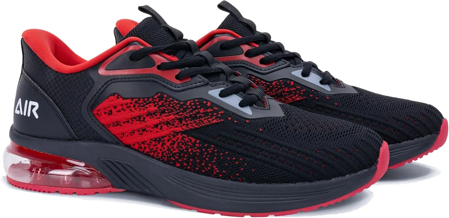 Mens Air Athletic Running Shoes Easy Slip On Tennis Sneakers Lightweight Comfortable Gym Walking Shoes for Men