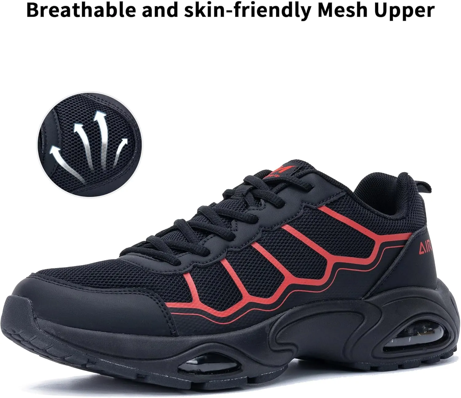 Mens Air Running Shoes Tennis Breathable Athletic Sneakers Lightweight Sport Fitness Workout Gym Jogging Walking Shoes