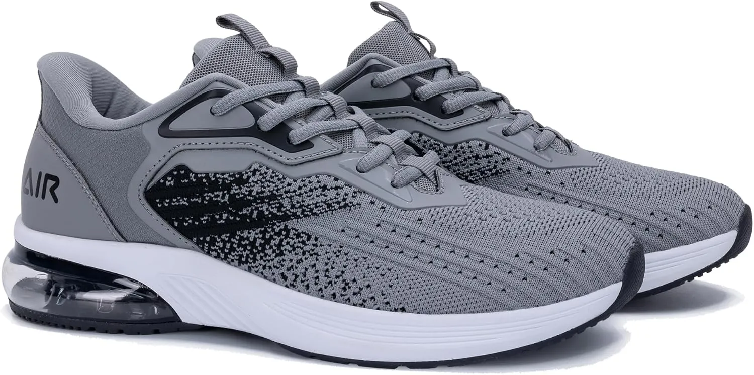 Mens Athletic Running Shoes Easy Slip On Tennis Sneakers Lightweight Comfortable Gym Walking Shoes for Men