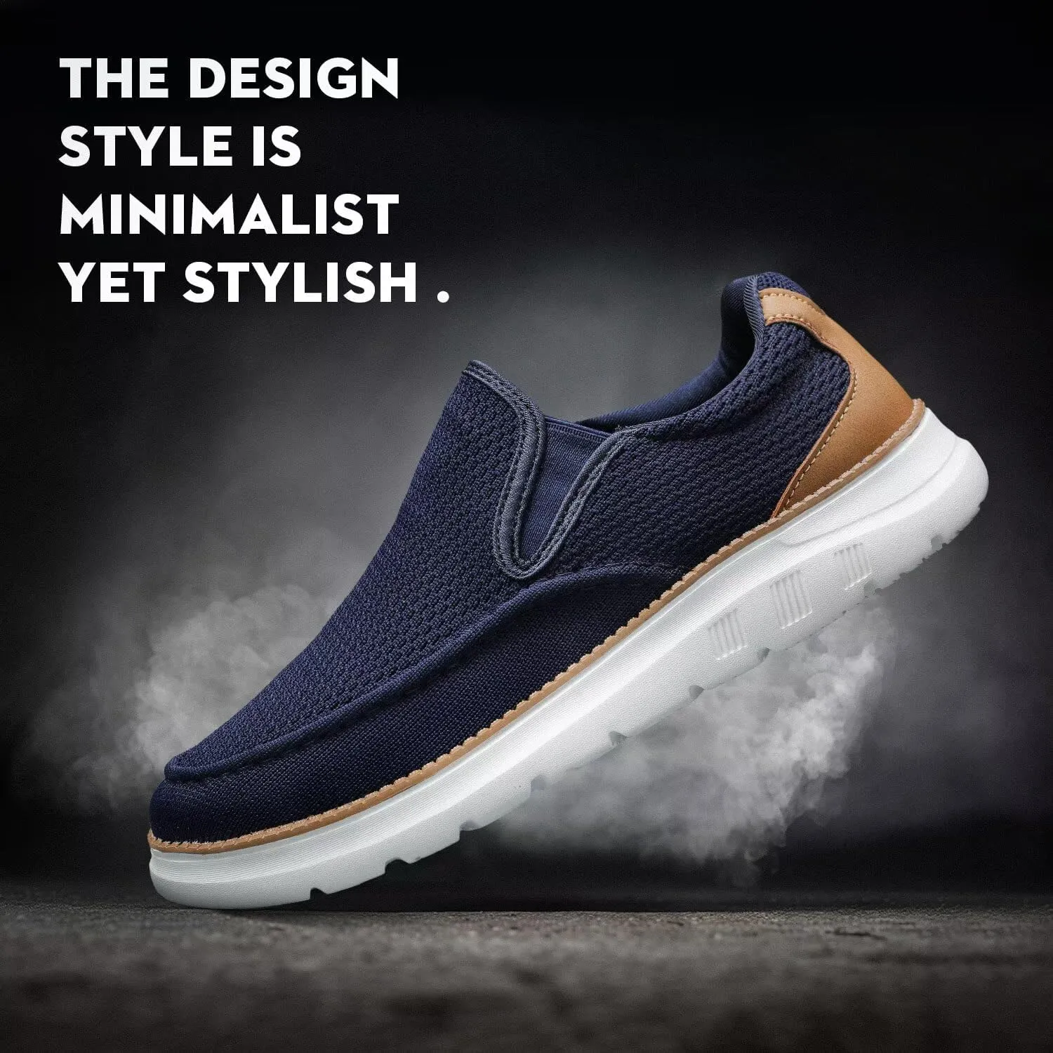Mens Boat Shoes Casual Loafers Slip On Walking Dress Sneakers Mesh Business Oxfords Work Lightweight Soft Sole