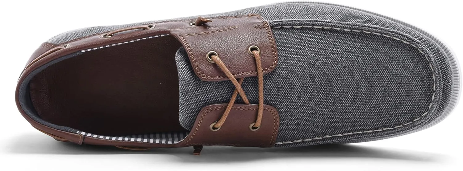 Men's Boat Shoes Slip On Modern Casual Work Loafer Moc Toe Walking Shoe