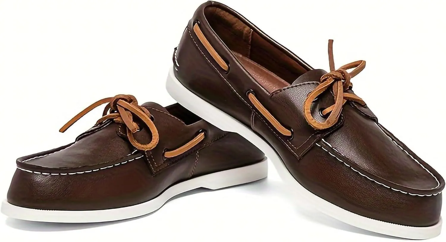 Men's Boat Shoes Slip On Modern Casual Work Loafer Moc Toe Walking Shoe