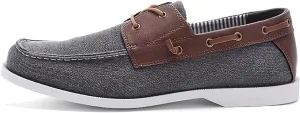 Men's Boat Shoes Slip On Modern Casual Work Loafer Moc Toe Walking Shoe