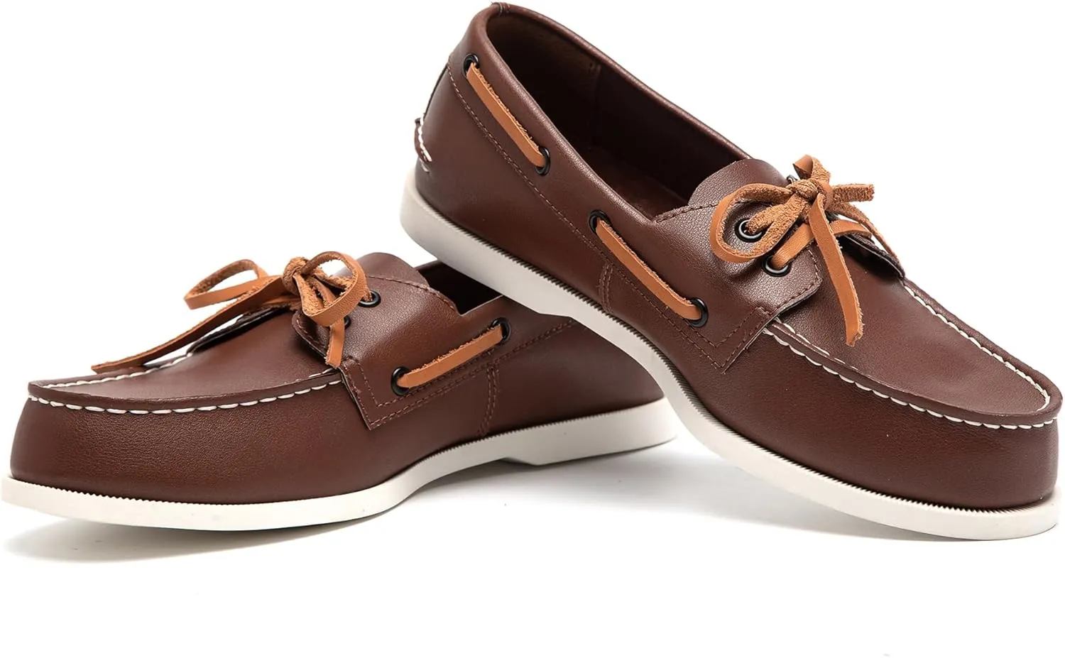 Men's Boat Shoes Slip On Modern Casual Work Loafer Moc Toe Walking Shoe