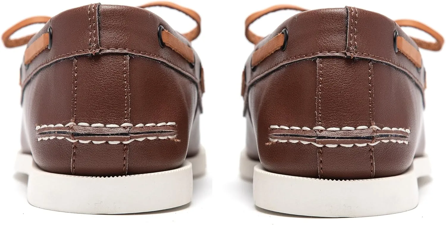 Men's Boat Shoes Slip On Modern Casual Work Loafer Moc Toe Walking Shoe