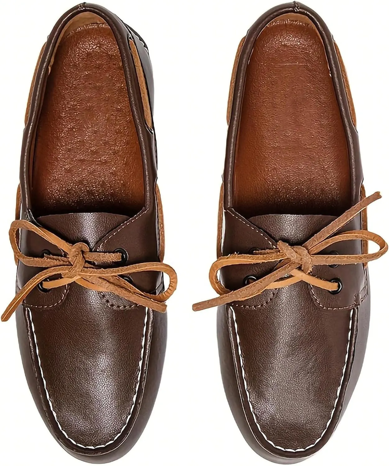 Men's Boat Shoes Slip On Modern Casual Work Loafer Moc Toe Walking Shoe