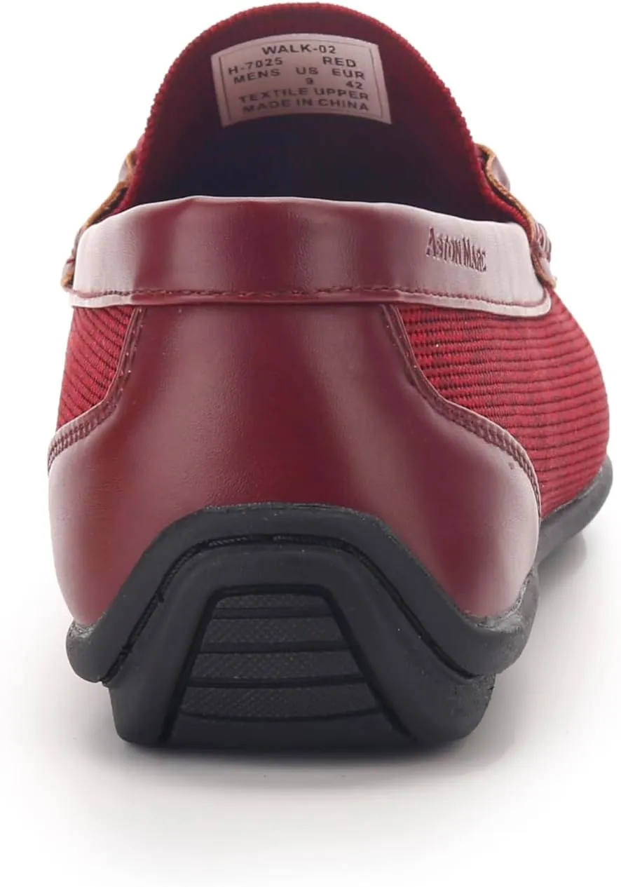 Men's Casual Loafer Shoes, Lightweight and Stylish Design for Office, Travel, and Leisure Activities