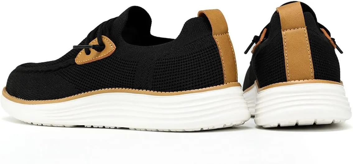 Mens Casual Loafers Shoes Slip On Walking Dress Sneakers Mesh Business Oxfords Work Lightweight Soft Sole Zapatos