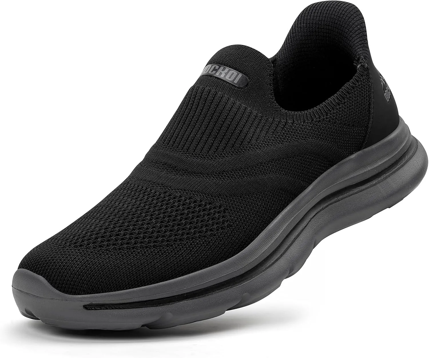 Men's Hands-Free Slip On Sneakers | Laceless Walking Shoes for Gym/Travel/Office