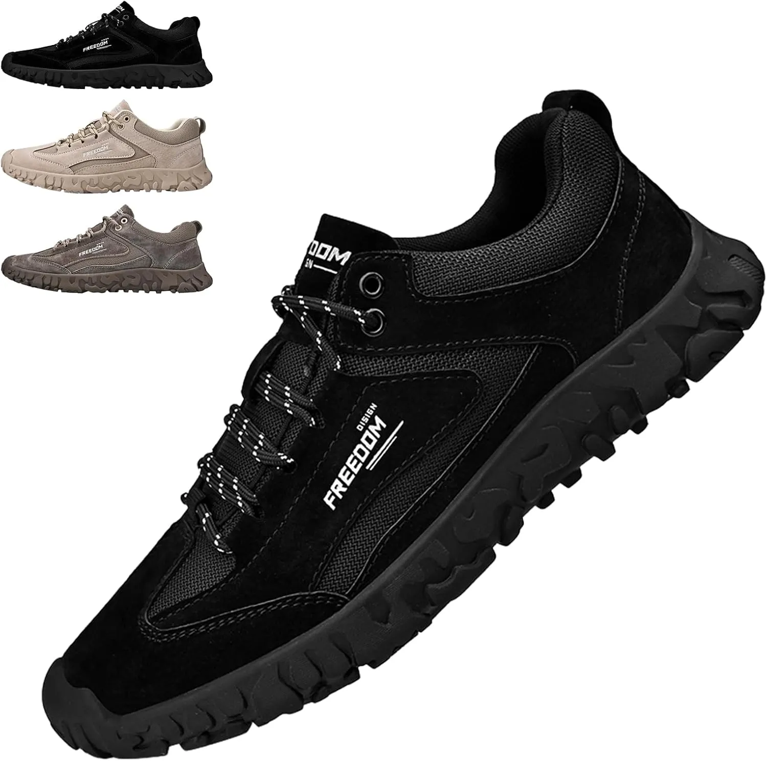 Men's Italian Handmade Suede Lace-up Casual Beck Sneakers,Fashion Lightweight Breathable Low Top Chukka Boots,Classic Outdoor Non-Slip Slip-on Sports Walking Shoes