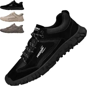 Men's Italian Handmade Suede Lace-up Casual Beck Sneakers,Fashion Lightweight Breathable Low Top Chukka Boots,Classic Outdoor Non-Slip Slip-on Sports Walking Shoes