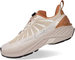 Men's Max Cushioned Quick Laces Hiking Walking Shoes with Arch Support Plantar Fasciitis Pain Relief Breathable Outdoor Trailing Running Sneakers Non Slip Trekking Camping Shoes