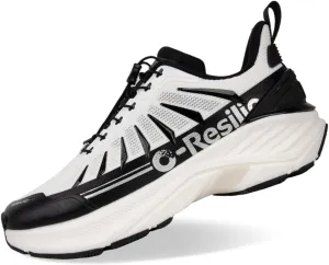 Men's Max Cushioned Quick Laces Hiking Walking Shoes with Arch Support Plantar Fasciitis Pain Relief Breathable Outdoor Trailing Running Sneakers Non Slip Trekking Camping Shoes