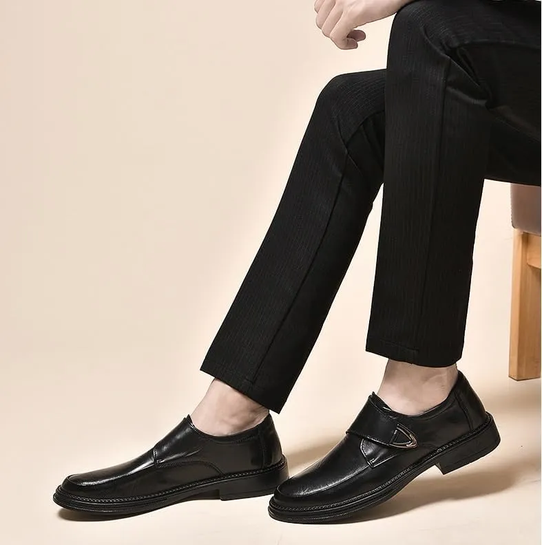 Men's Patent Leather Dress Shoes Summer Wingtip Brogue Oxford Shoes Fashion Business Slip on Loafer for Men