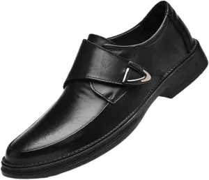 Men's Patent Leather Dress Shoes Summer Wingtip Brogue Oxford Shoes Fashion Business Slip on Loafer for Men