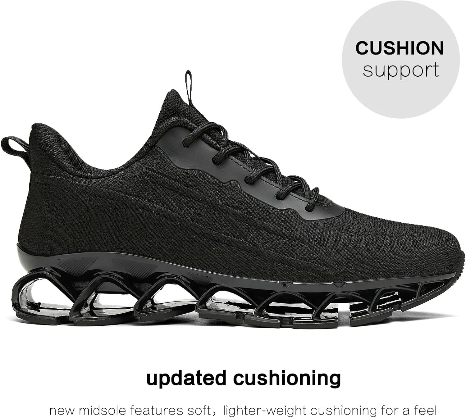 Men's Running Shoes Blade Fashion Sneakers Breathable Mesh Non Slip Gym Sport Trainer Casual Athletic Walking Shoes