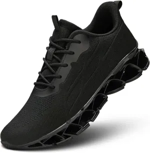 Men's Running Shoes Blade Fashion Sneakers Breathable Mesh Non Slip Gym Sport Trainer Casual Athletic Walking Shoes