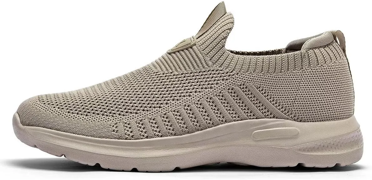 Men's Running Shoes Casual Slip on Walking Tennis Gym Sneakers Lightweight Breathable Mesh Workout Sports Soft Sole