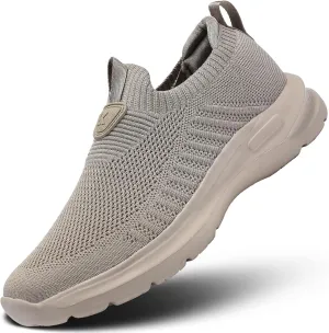 Men's Running Shoes Casual Slip on Walking Tennis Gym Sneakers Lightweight Breathable Mesh Workout Sports Soft Sole