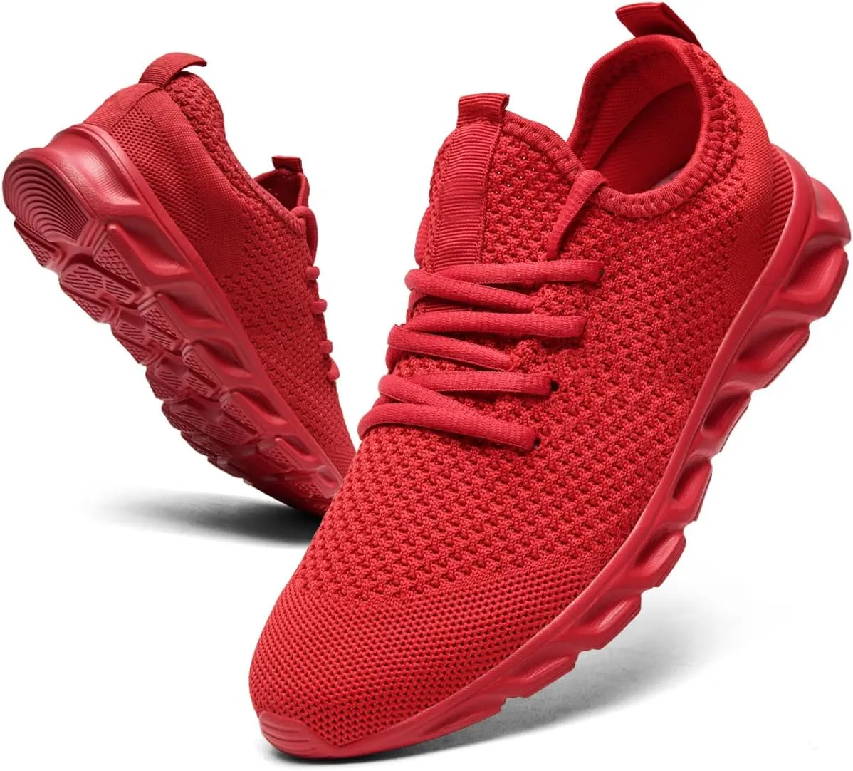 Men's Running Shoes Slip On Walking Comfortable Tennis Breathable Non Slip Athletic Gym Workout Cross Training Fashion Sneakers