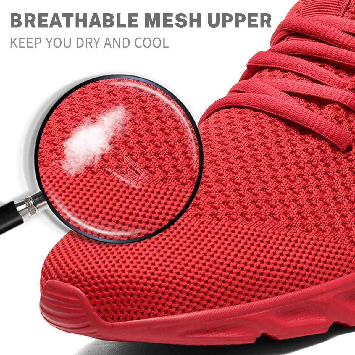 Men's Running Shoes Slip On Walking Comfortable Tennis Breathable Non Slip Athletic Gym Workout Cross Training Fashion Sneakers