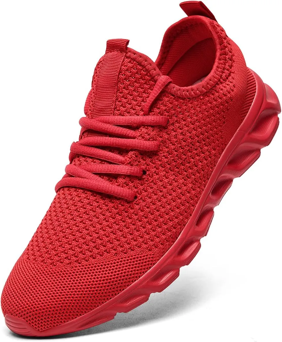 Men's Running Shoes Slip On Walking Comfortable Tennis Breathable Non Slip Athletic Gym Workout Cross Training Fashion Sneakers