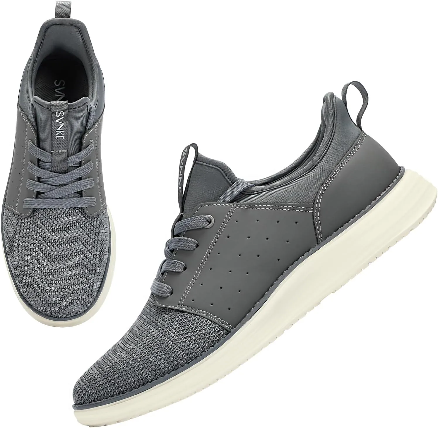 Men's Slip On Casual Fashion Shoes Easy in Dress Sneakers Comfortable Lightweight Walking Shoe
