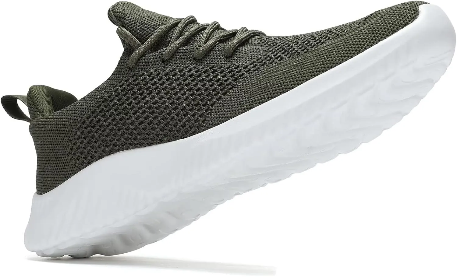 Men's Slip On Running Shoes Fashion Walking Sneakers Mesh Soft Sole Loafers Comfortable & Light-Weight Tennis Work Trainers