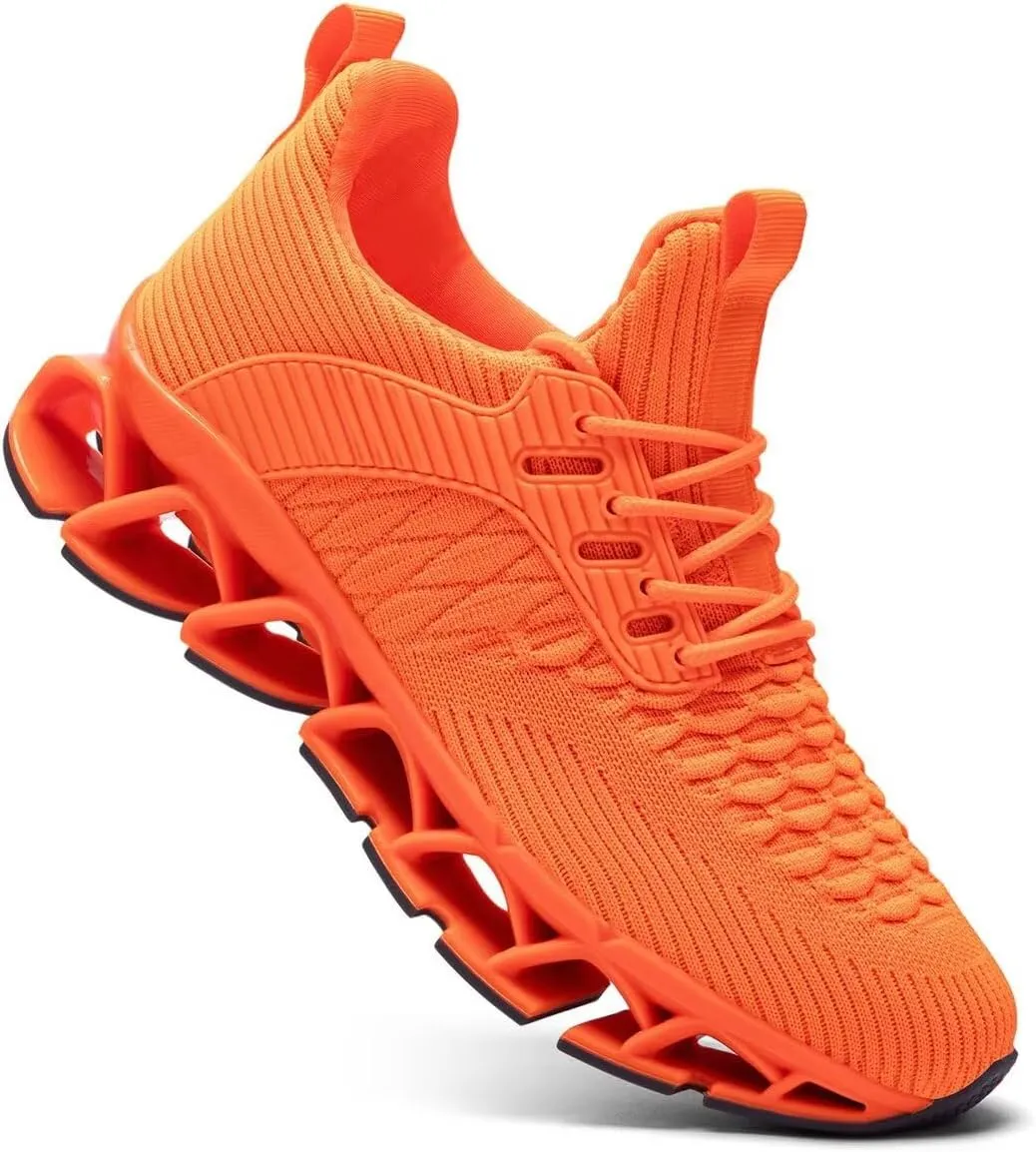 Mens Slip on Running Walking Shoes Blade Tennis Casual Fashion Sneakers Comfort Non Slip Work Sport Athletic Trainer