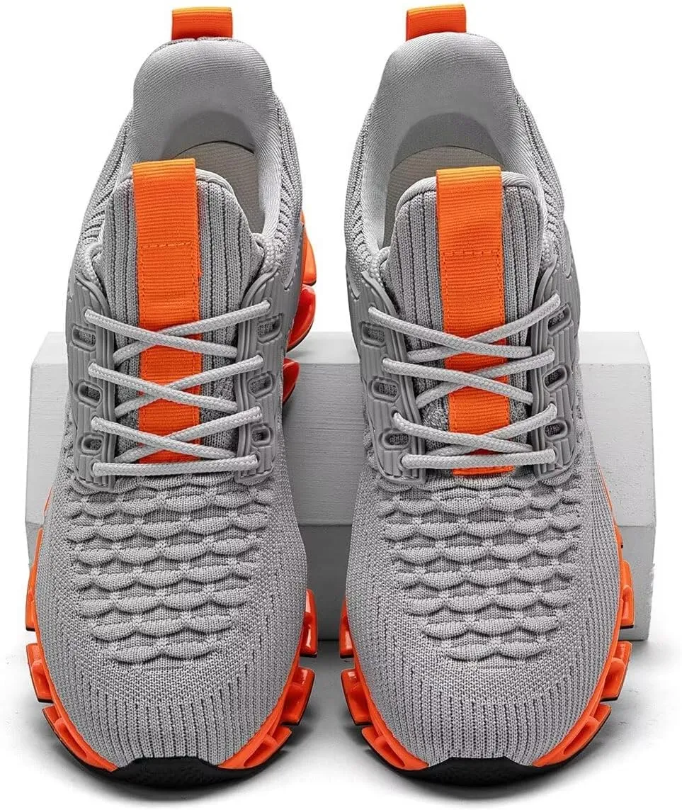 Mens Slip on Walking Running Shoes Blade Tennis Casual Fashion Sneakers Comfort Non Slip Work Sport Athletic Trainer