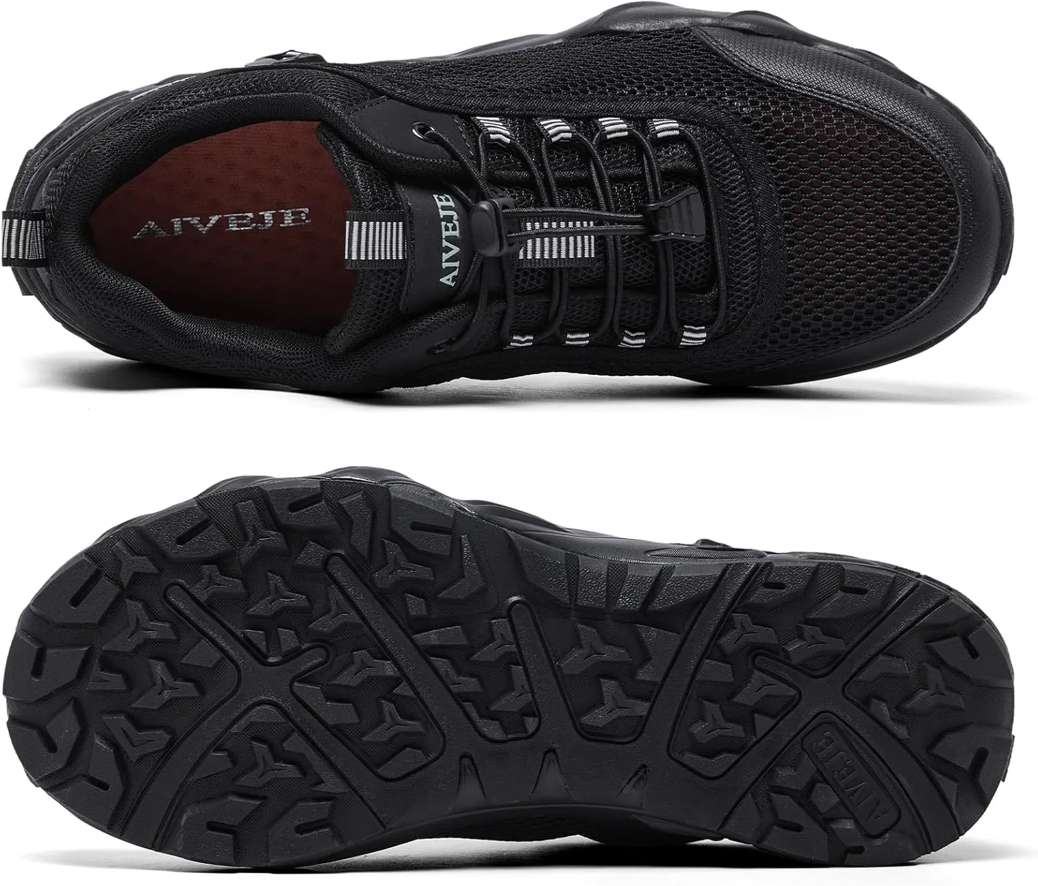 Men's Summer Sports Water Shoes Non-Slip Quick Drying Aqua Shoe Hiking Trail Walking Footwear