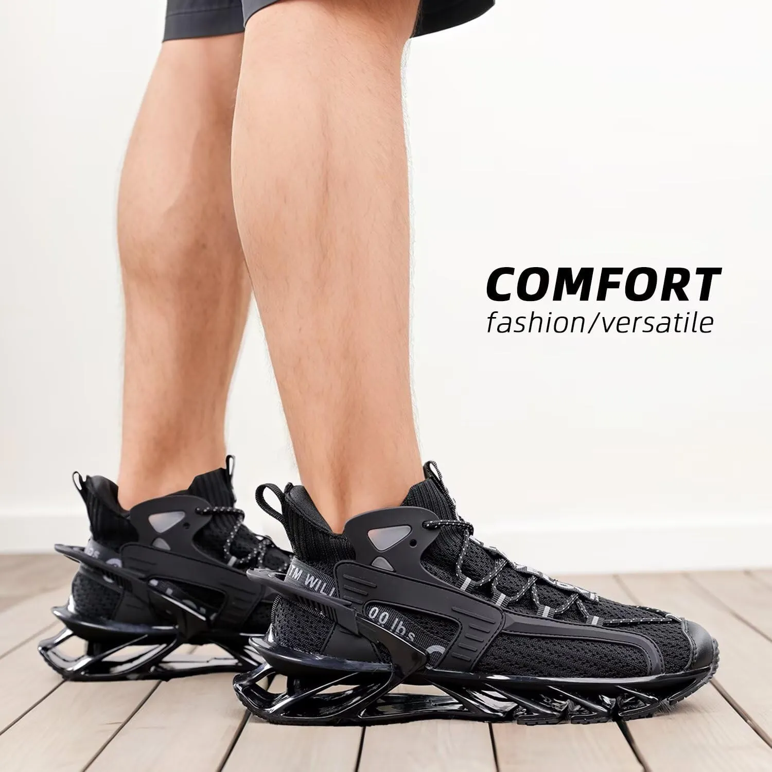 Men's Walking Running Shoes Blade Tennis Casual Fashion Sneakers Comfort Non Slip Sport Athletic Trainer
