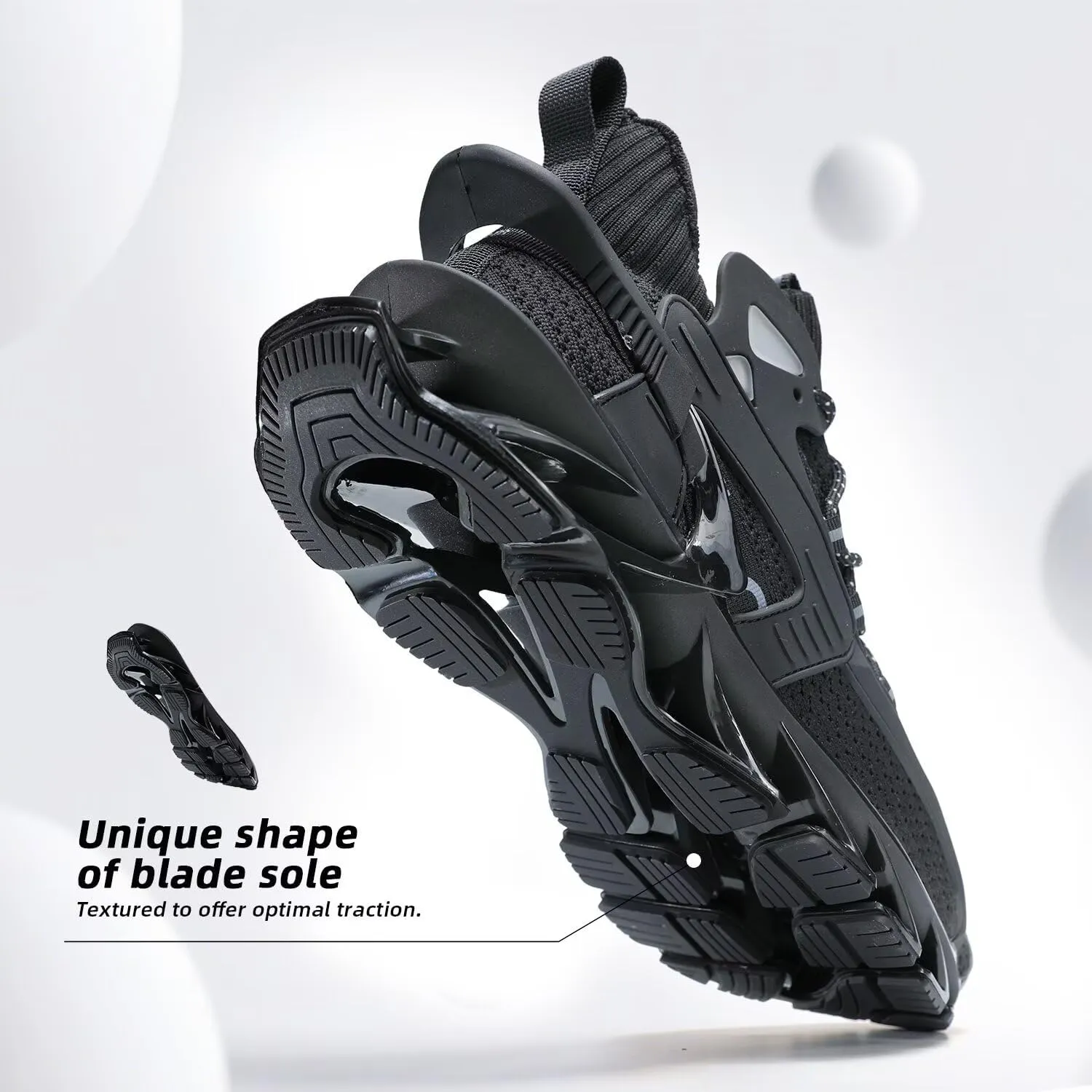 Men's Walking Running Shoes Blade Tennis Casual Fashion Sneakers Comfort Non Slip Sport Athletic Trainer