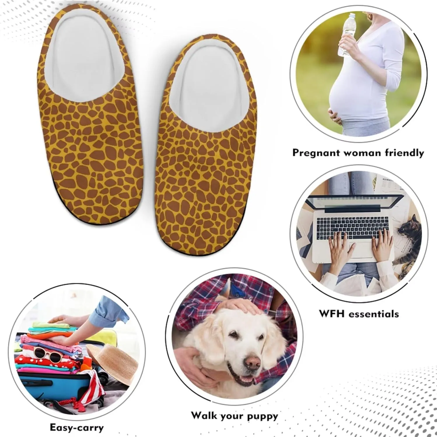 Men's Women's Non-slip Slippers, Flannel Warm Soft Cozy Slippers, House Bedroom Indoor/Outdoor Warm Shoes, Size 2-12
