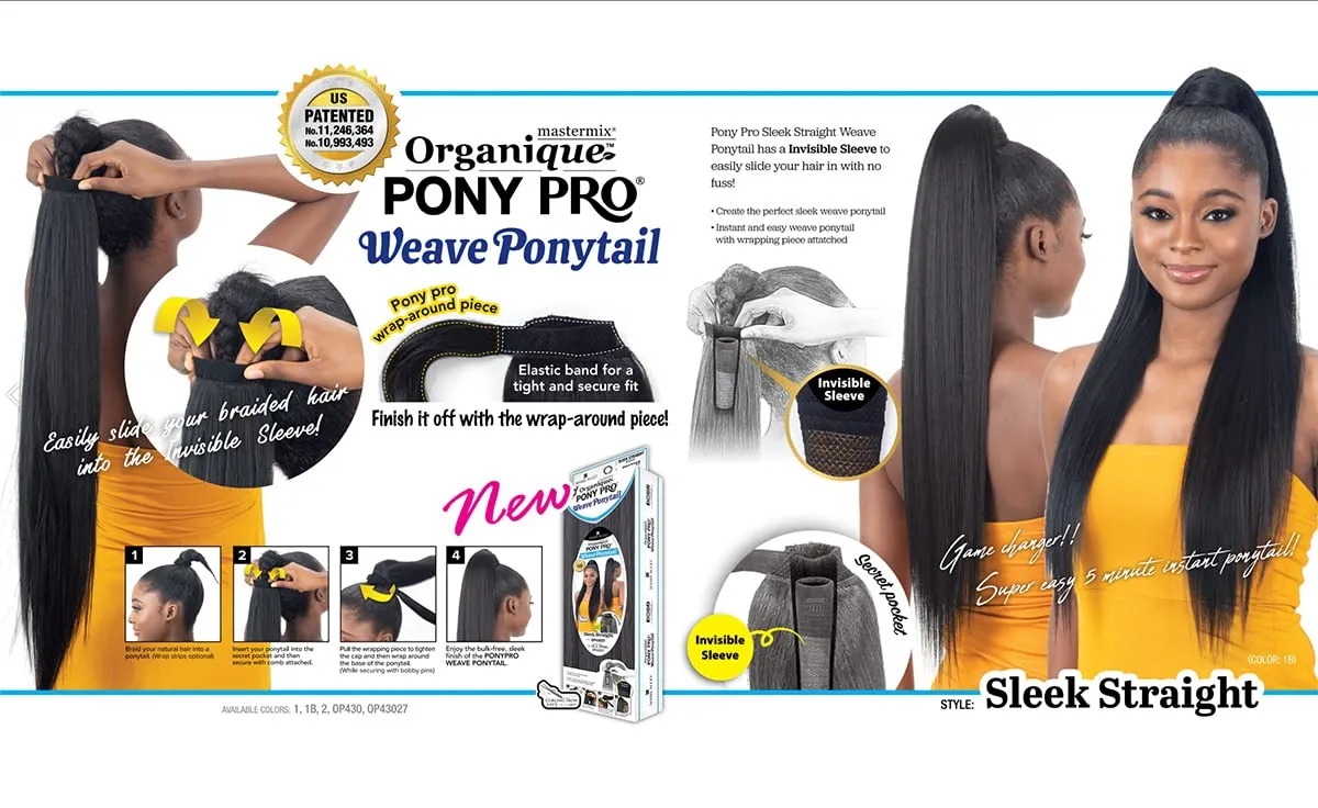 Milky Way Weave Organique Pony Pro Ponytail Sleek Straight (2)