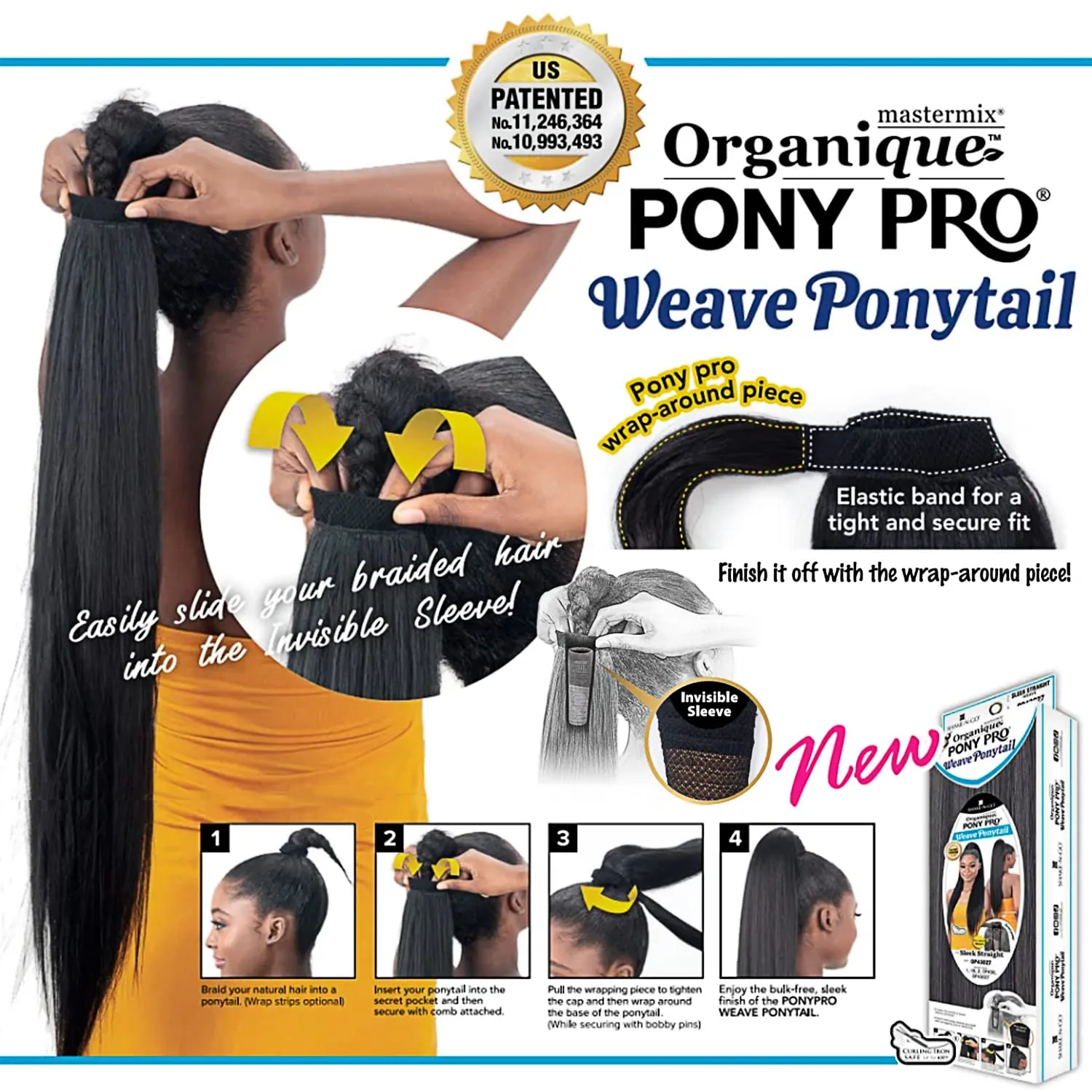 Milky Way Weave Organique Pony Pro Ponytail Sleek Straight (2)