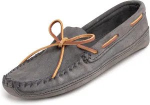 Minnetonka Men's Double Bottom Soft Leather Sole