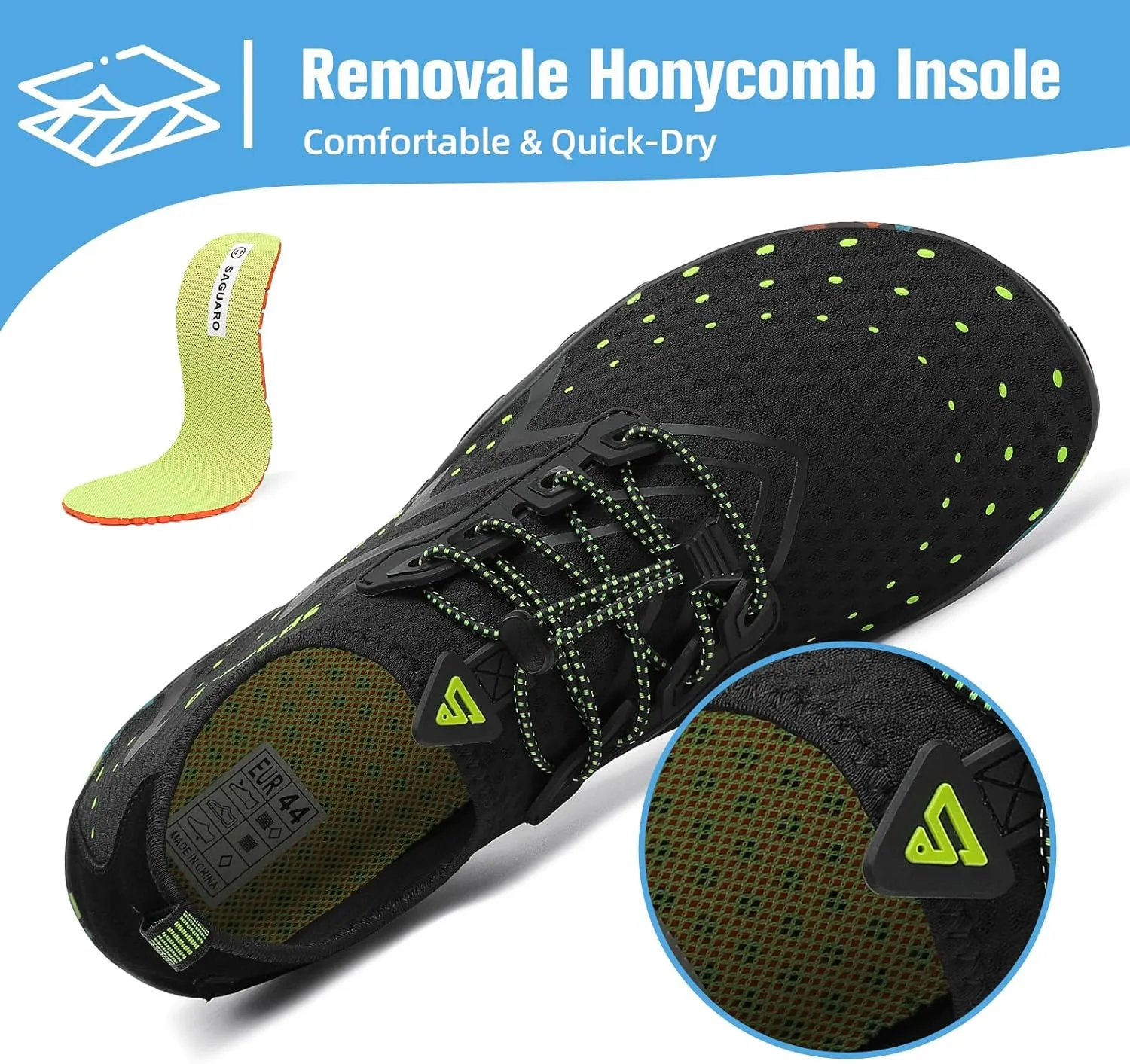 Mishansha Water Shoes for Women Men Barefoot Beach Shoe Quick Dry Aqua Swim Socks for Surfing Yoga Size 4.5-15 Women/3-13.5 Men