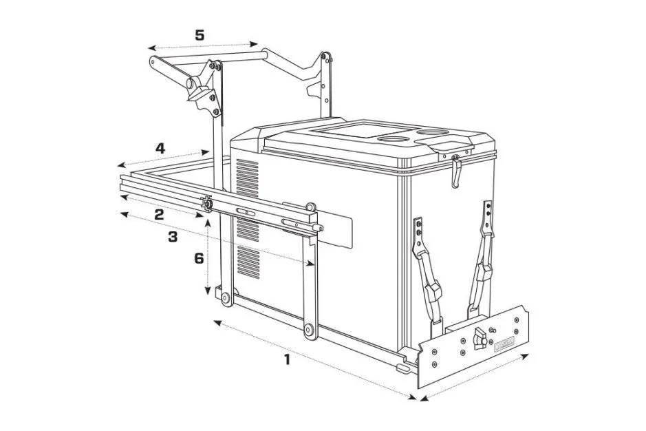 MSA4x4 DS45 Fridge Drop Slide