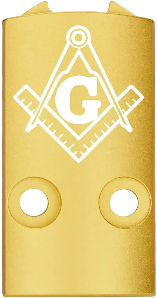 NDZ Performance Optic Sight Plate Cover for Sig P320 M18 Carry Compact P320X X5 Legion Sight Integrated and Non Integrated Slides, Laser Engraved Anodized Aluminum in Black - Choose Slide Type & Style