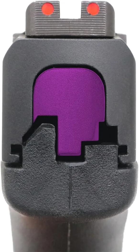 NDZ Performance Slide Cover Back Plate for Smith & Wesson M&P Shield, M2.0, Shield Plus 9mm .40 S&W, Blue Anodized Aluminum w/Black Laser Engraved Popular Image - Choose Image & Plate Color