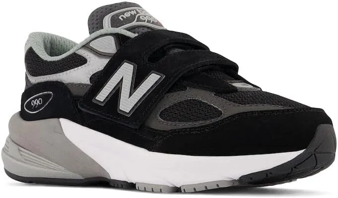 New Balance Kids' 990 V6 Hook & Loop Sneaker