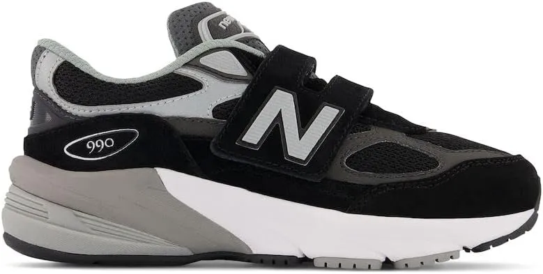 New Balance Kids' 990 V6 Hook & Loop Sneaker
