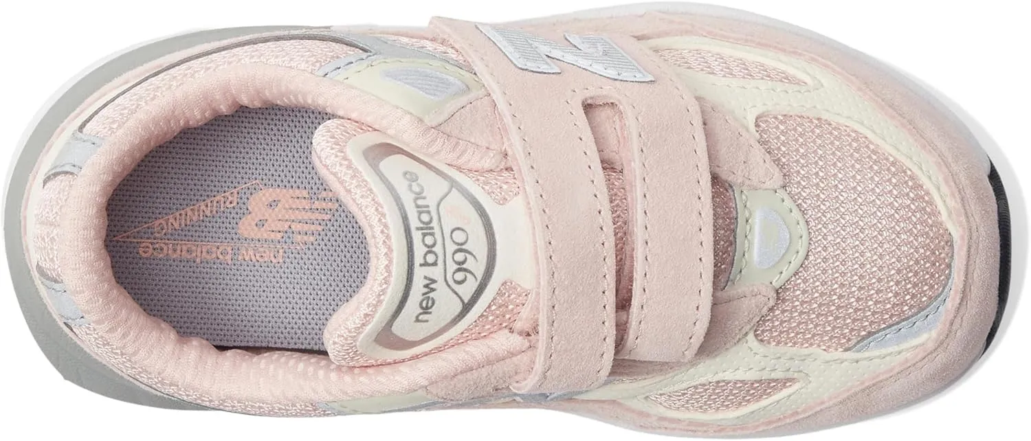 New Balance Unisex-Baby 990 V6 Hook and Loop Sneaker