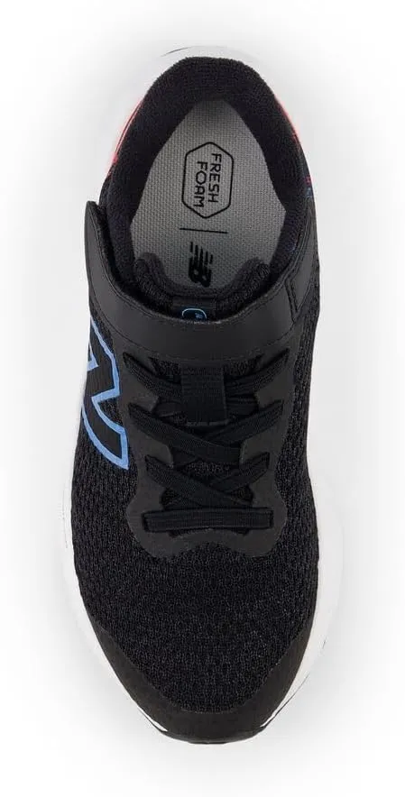 New Balance Unisex-Child Fresh Foam Arishi V4 Bungee Lace with Top Strap Running Shoe