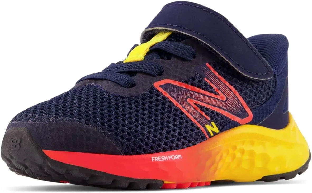 New Balance Unisex-Child Fresh Foam Arishi V4 Hook & Loop Running Shoe