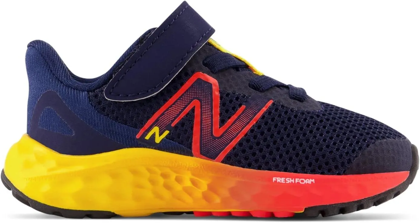 New Balance Unisex-Child Fresh Foam Arishi V4 Hook & Loop Running Shoe