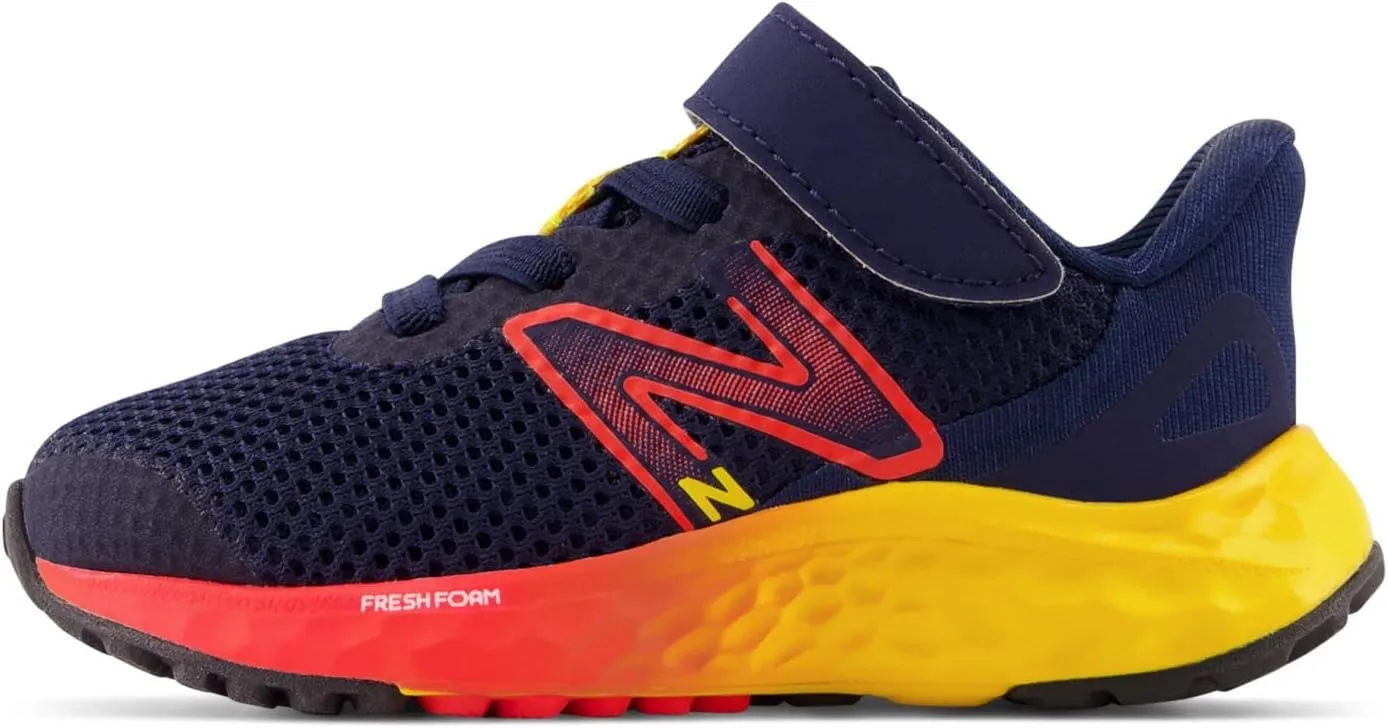 New Balance Unisex-Child Fresh Foam Arishi V4 Hook & Loop Running Shoe