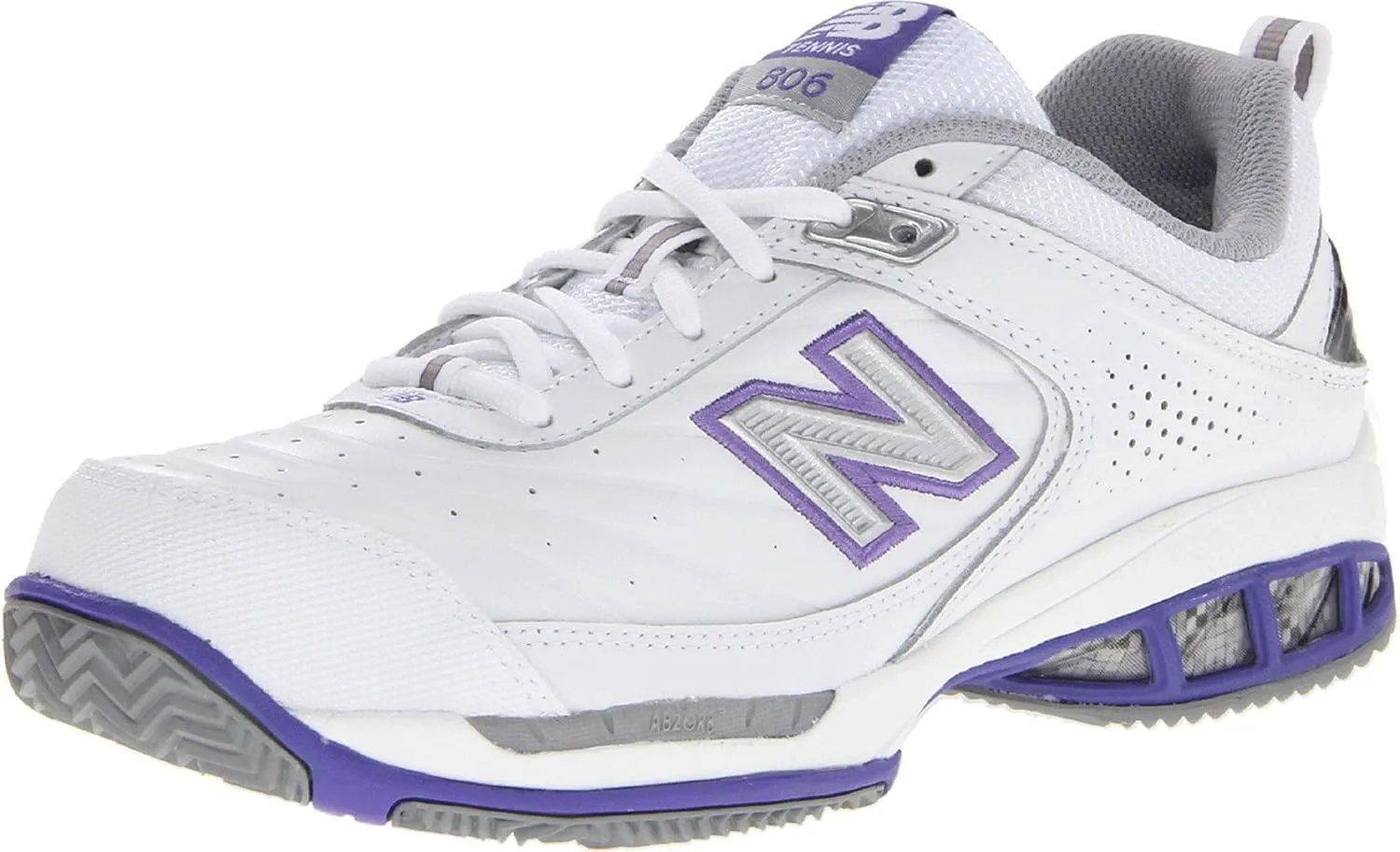 New Balance Women's WC806 2E Width Tennis Shoes White
